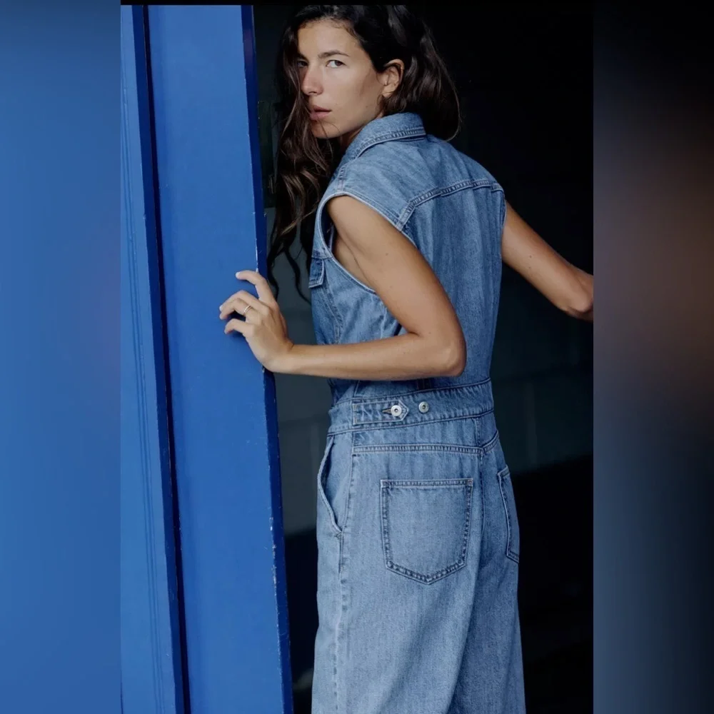 🔥🔥Zara denim ballon jumpsuit - Picture 3 of 8